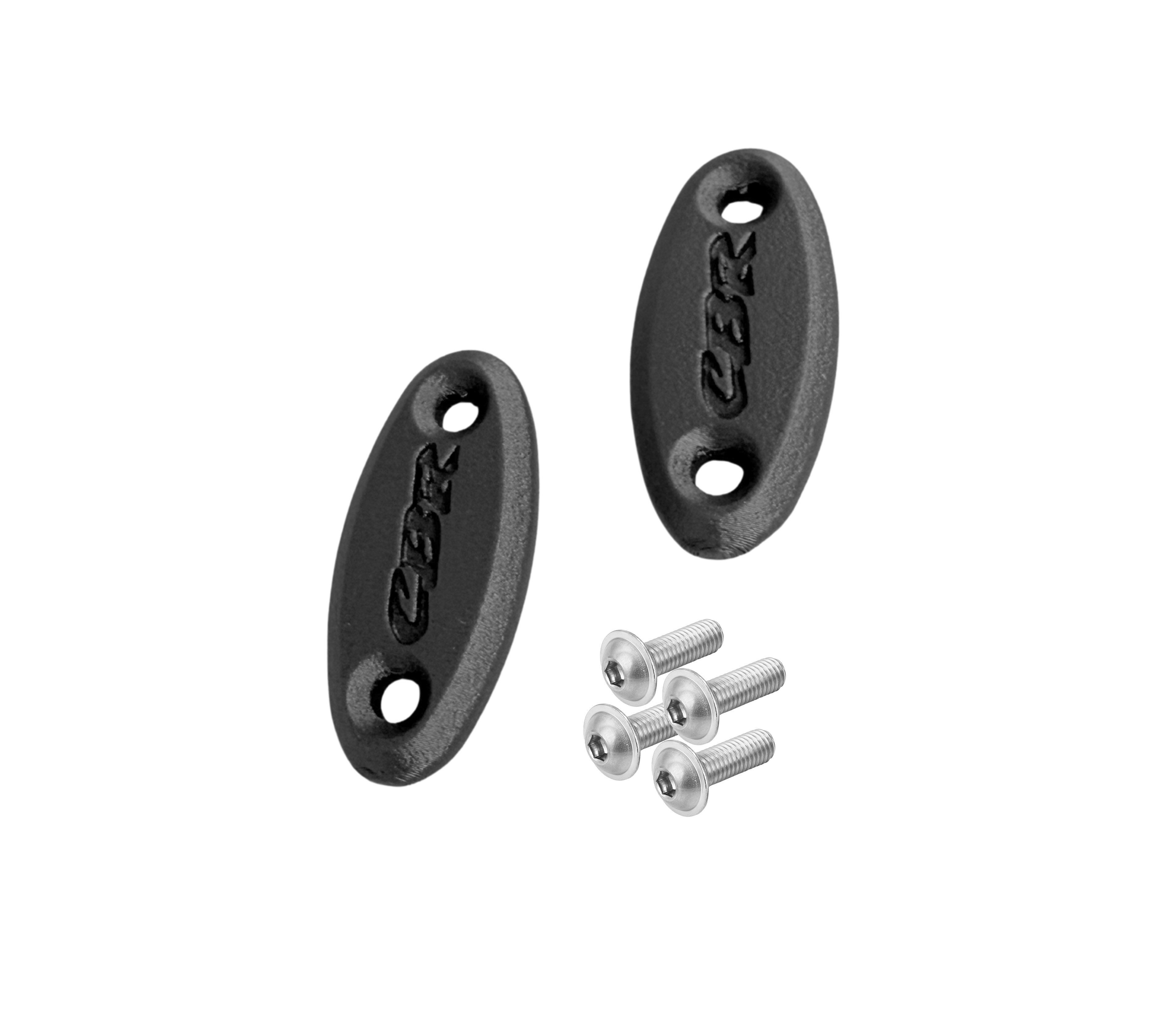 Mirror blanking plates compatible with Honda CBR600RR 2003-2016 / CBR1000RR 2004-2007 / CBR600F 1999-2006 / CBR250R 2011-2014