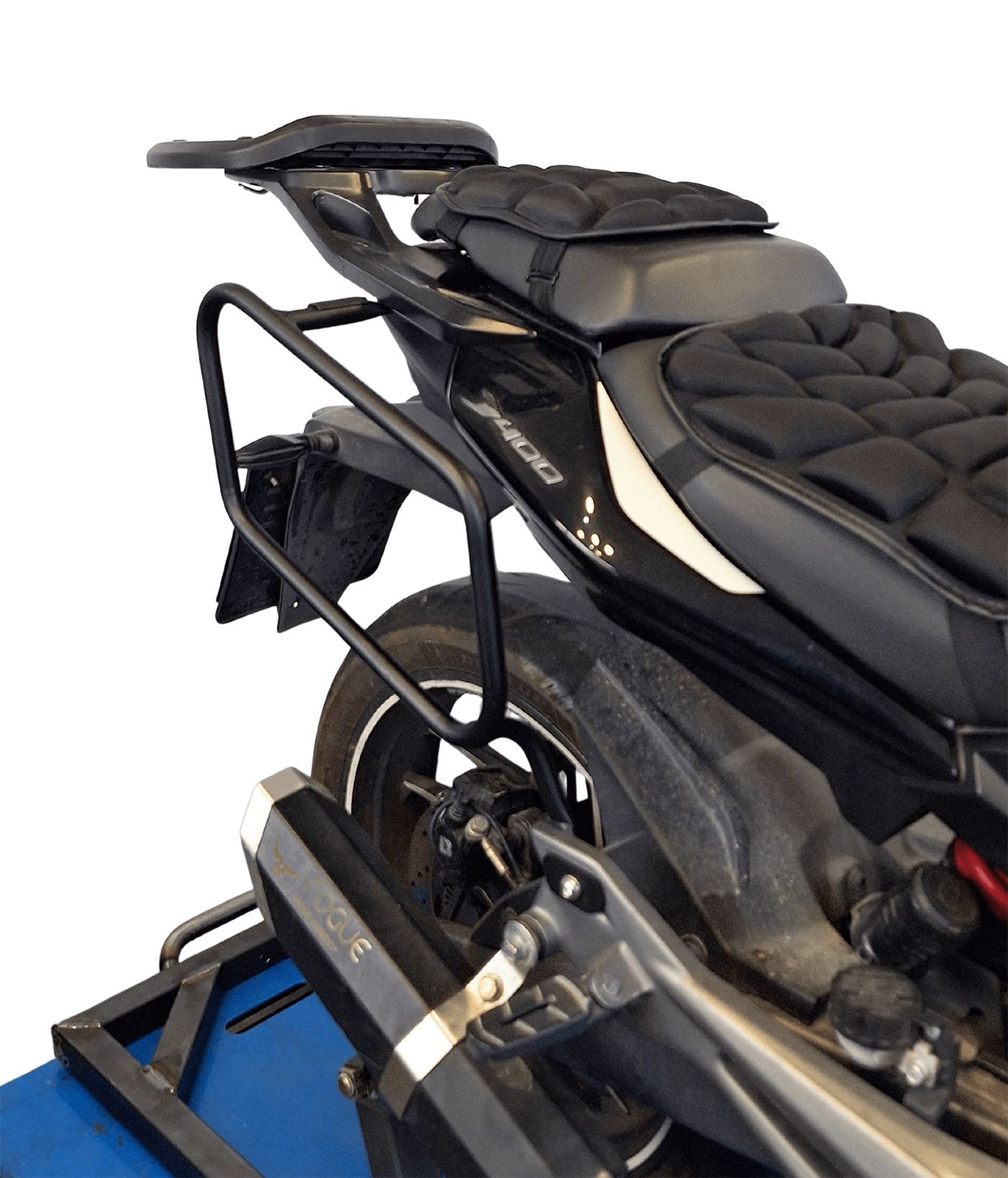 Soft bags side rack compatible with Bajaj Dominar 400 2017-2019