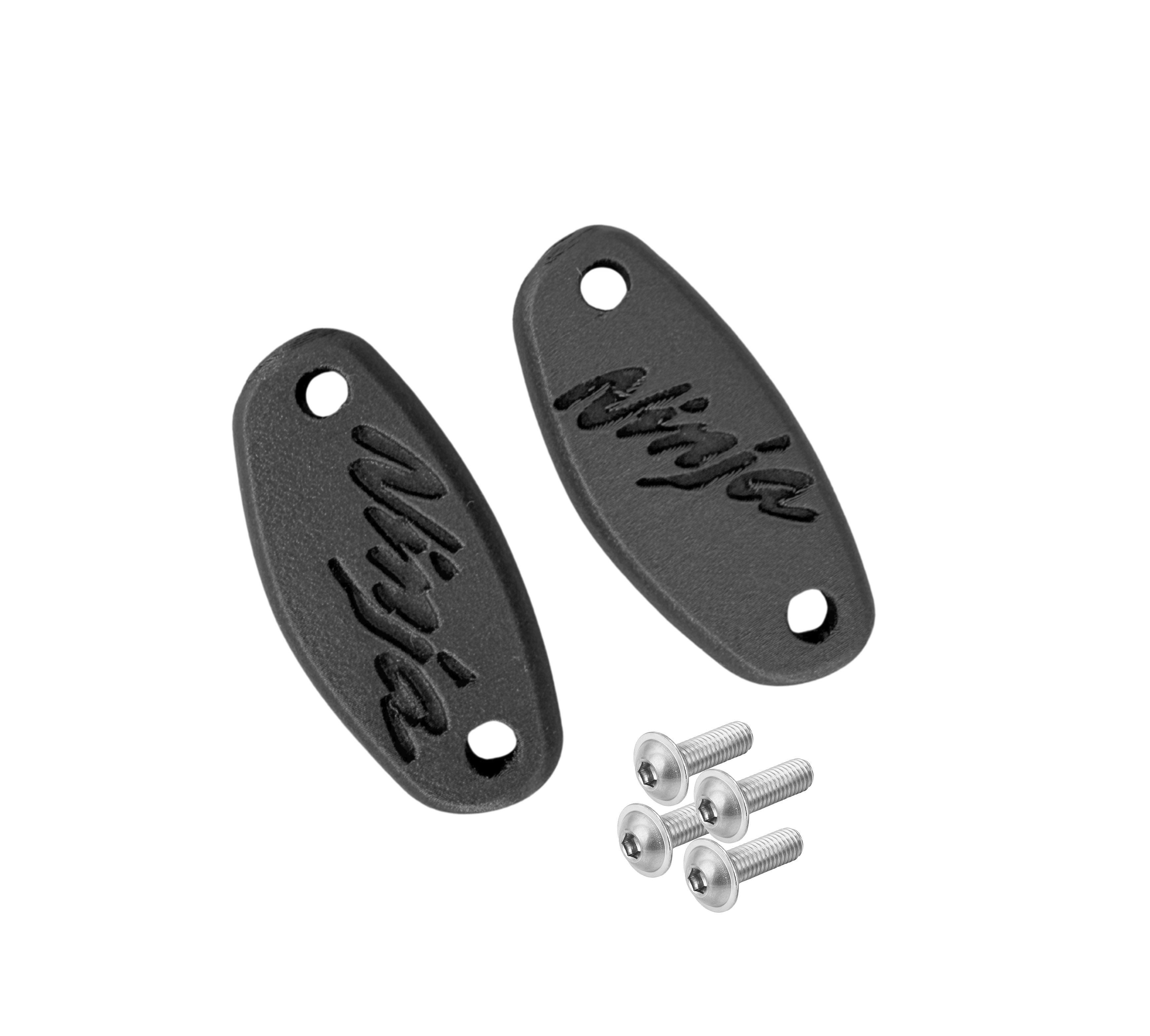 Mirror blanking plates compatible with Kawasaki Ninja H2SX 2018-2019