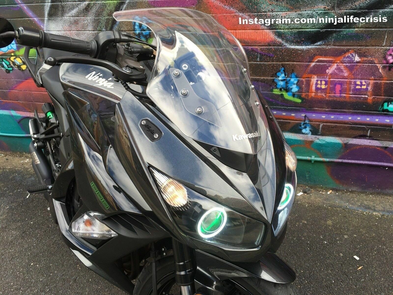 Mirror blanking plates compatible with Kawasaki Z1000SX (Ninja 1000) 2011-2019 / Ninja 1000SX 2020- / Ninja 400R-650R 2009-2016 / ER-6f 2009-2016