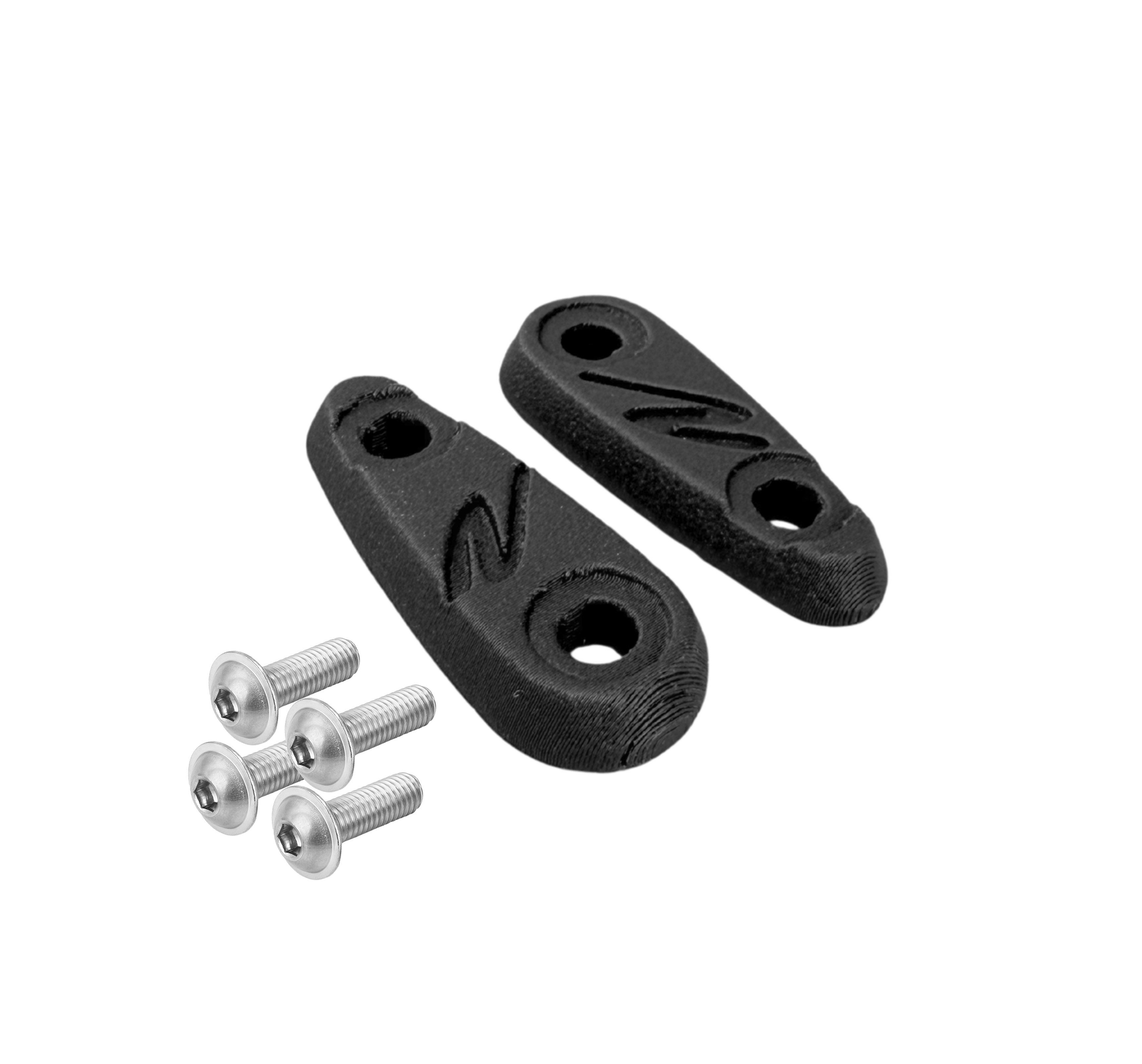 Mirror blanking plates compatible with Kawasaki Z750S 2005-2006 / Ninja 650R 2006-2008 / ER-6F