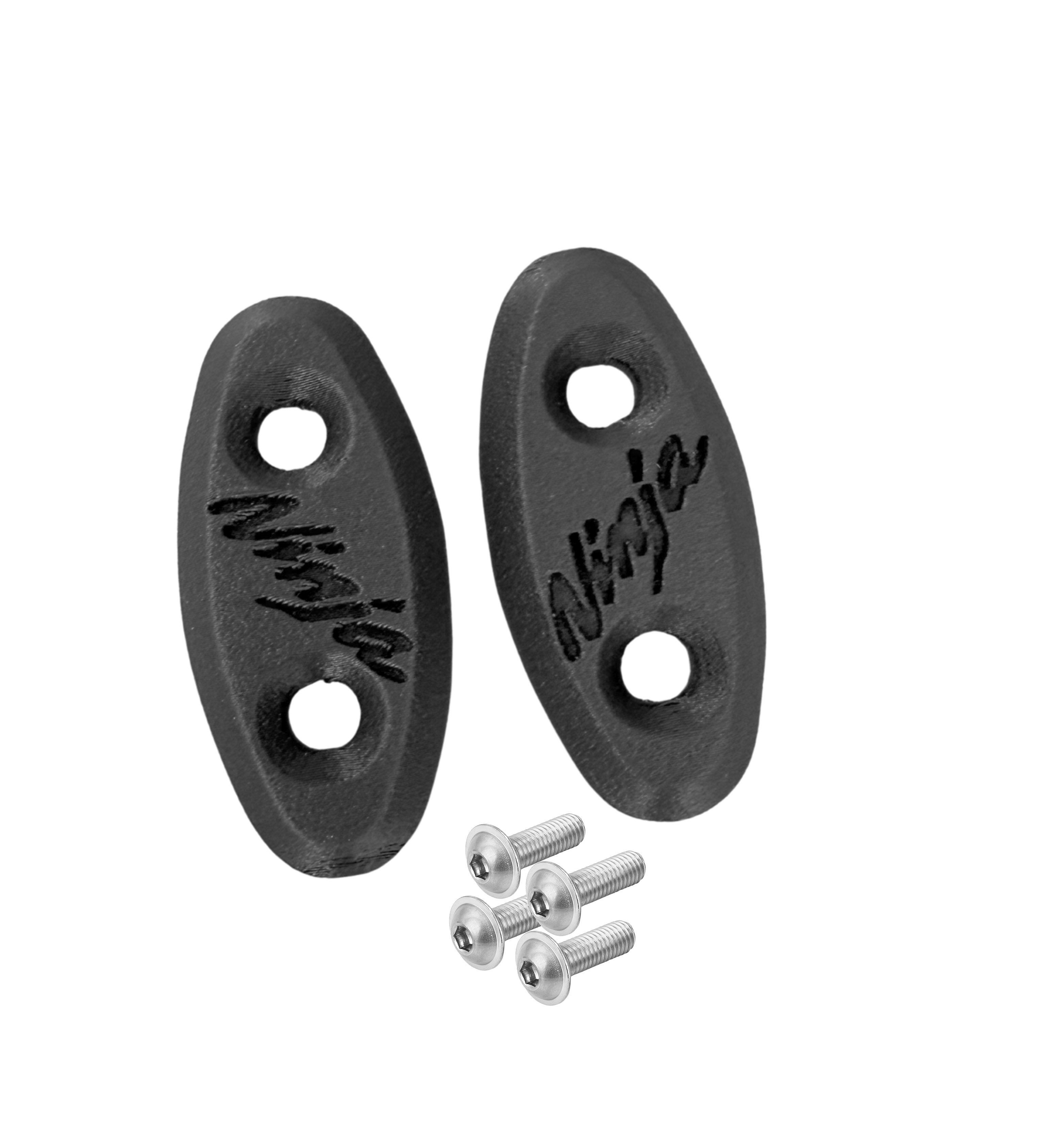 Mirror blanking plates compatible with Kawasaki ZX-6R / ZX-636 / ZX-6RR 1998-2004