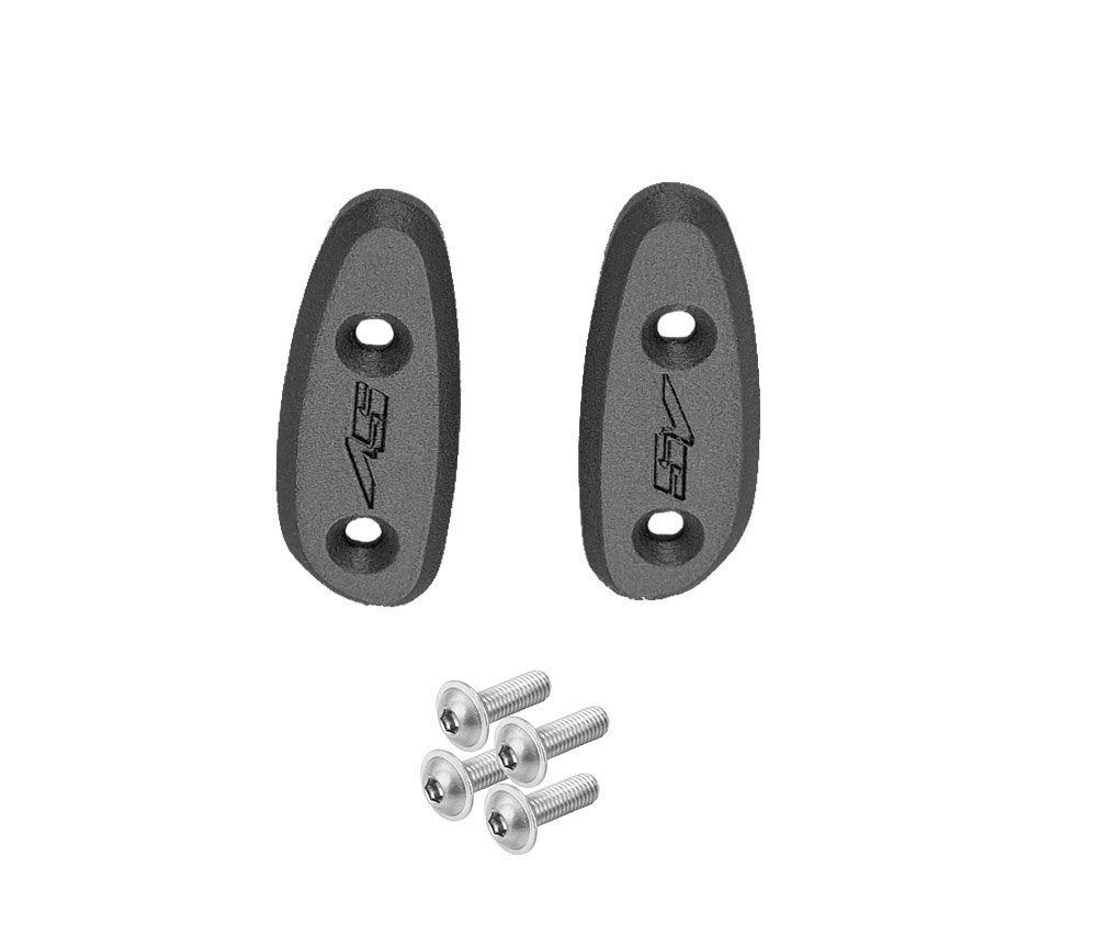 Mirror blanking plates compatible with Suzuki SV1000 2003-2007