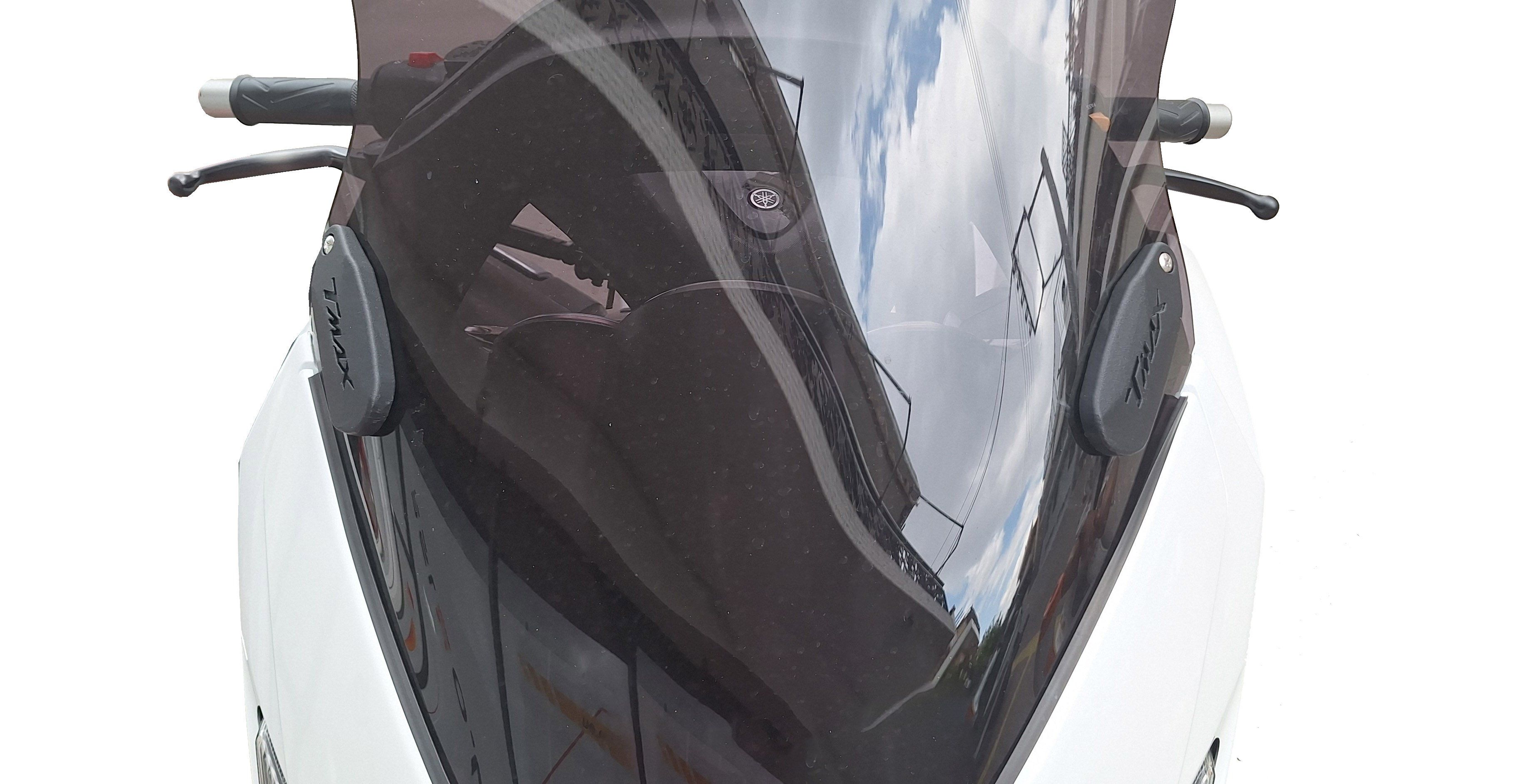 Mirror blanking plates compatible with Yamaha T-Max 500 2008-2011