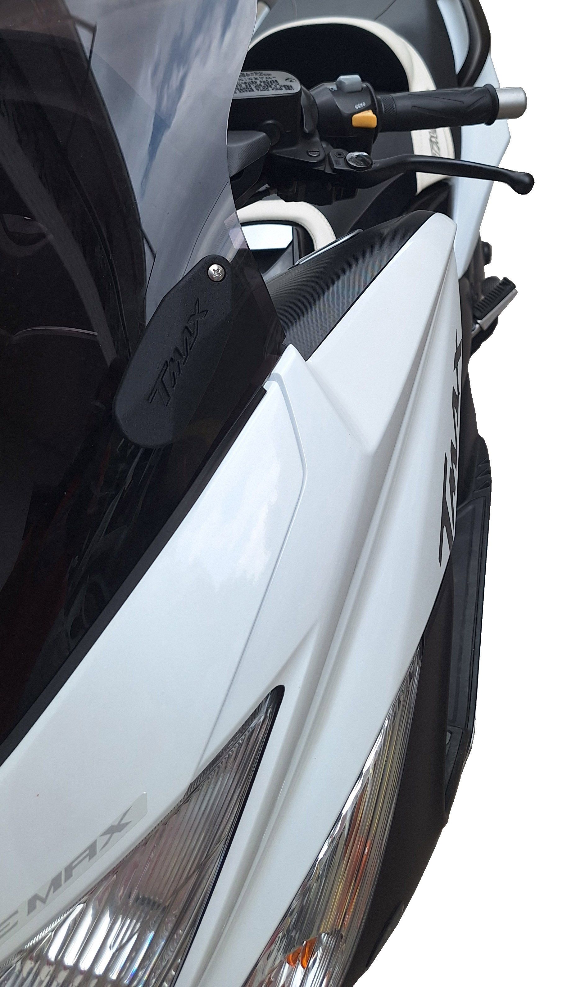 Mirror blanking plates compatible with Yamaha T-Max 500 2008-2011