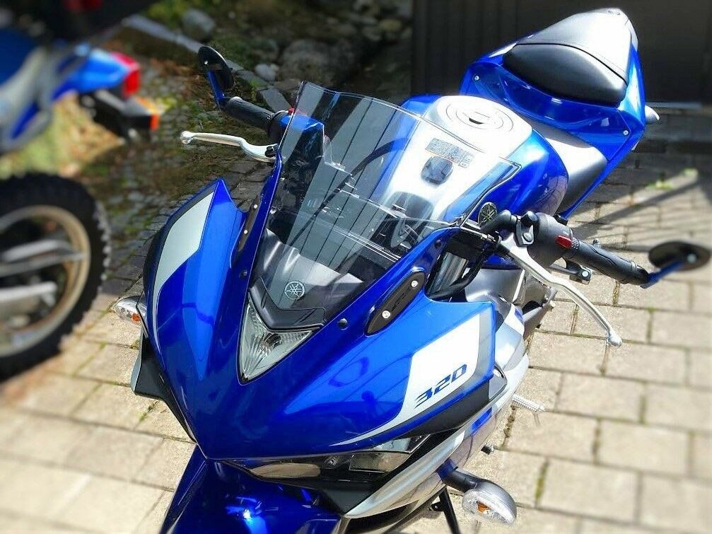 Mirror blanking plates compatible with Yamaha YZF-R3 / YZF-R25 2014-2018