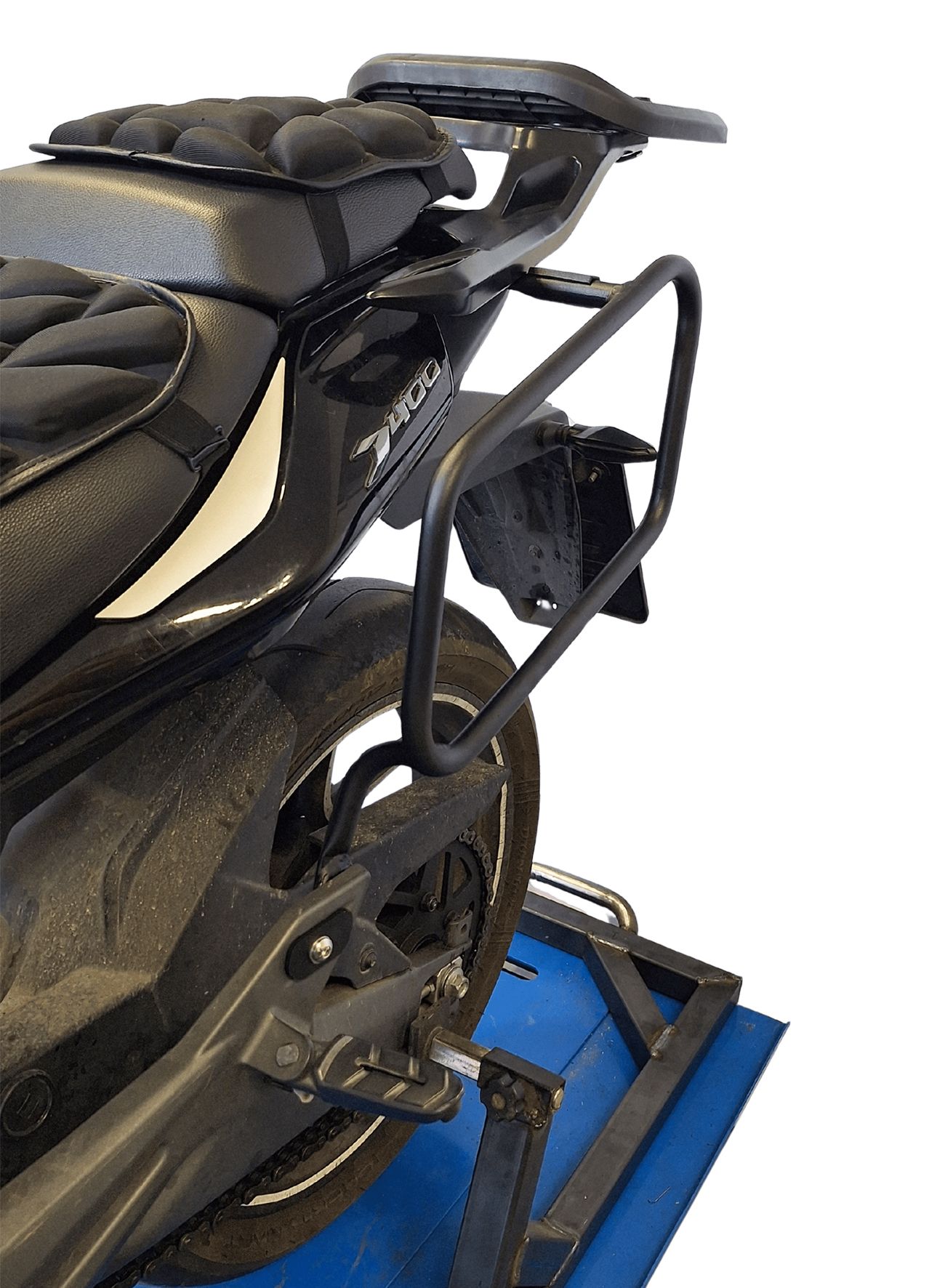 Soft bags side rack compatible with Bajaj Dominar 400 2017-2019