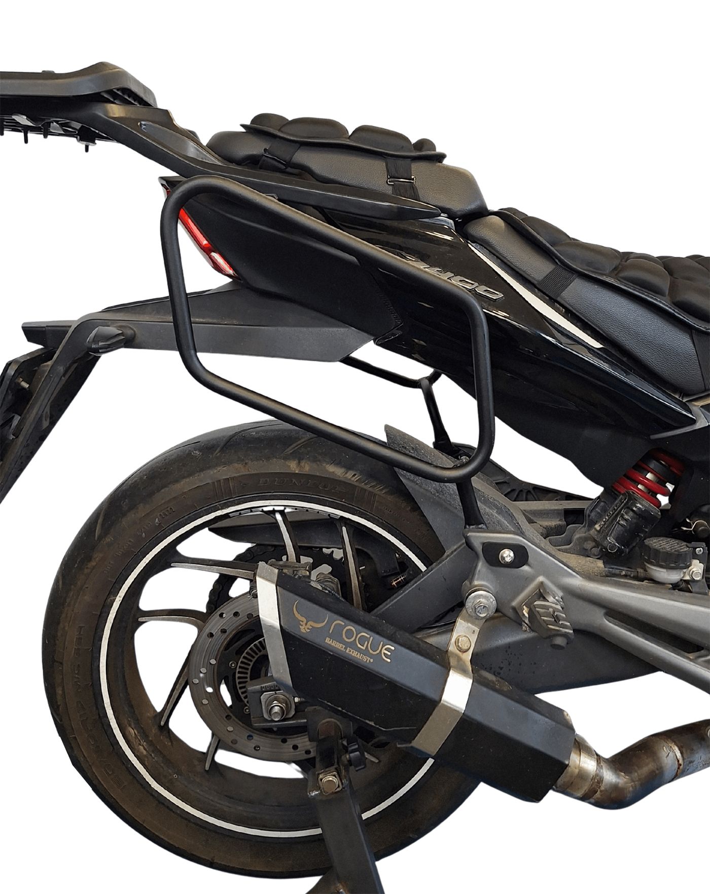 Soft bags side rack compatible with Bajaj Dominar 400 2017-2019