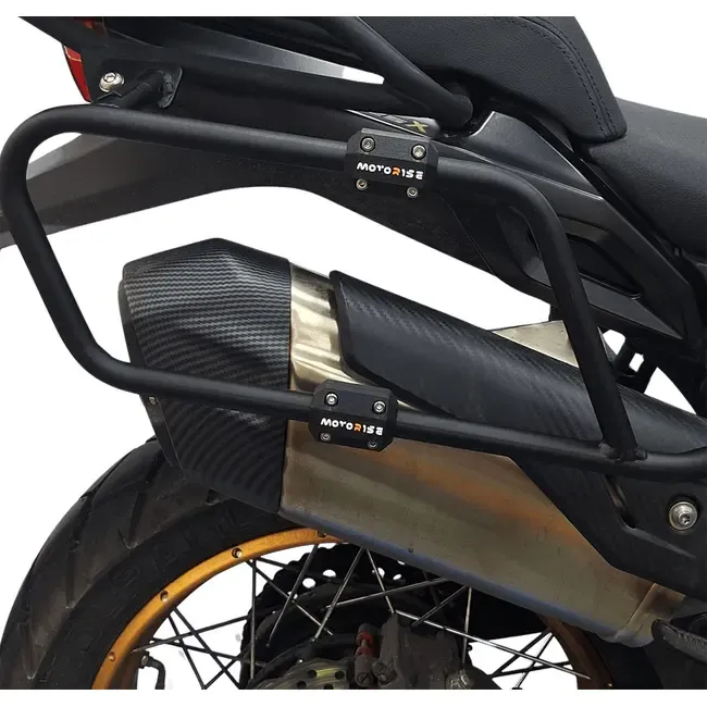 Sliders for rear side rack