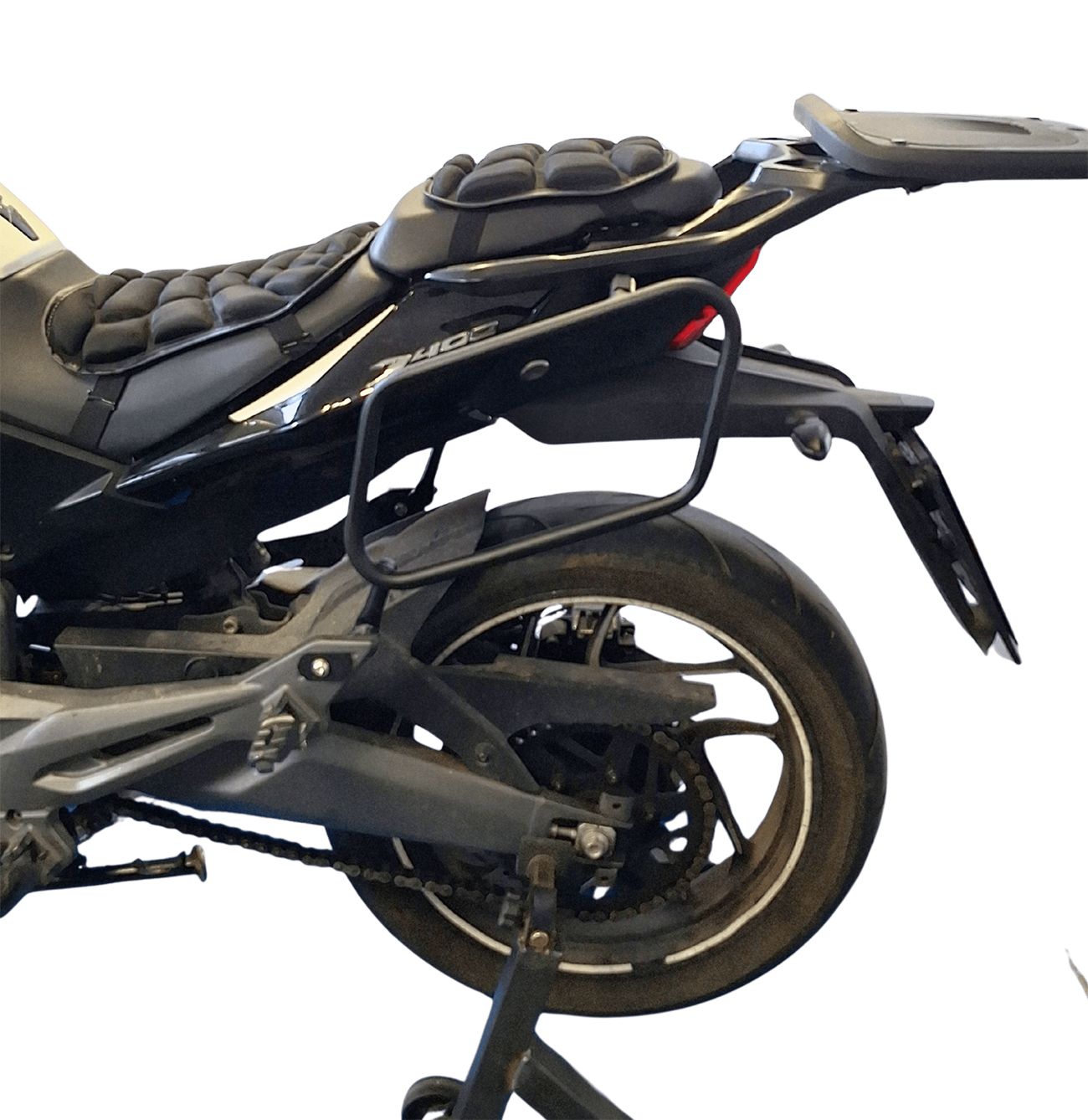 Soft bags side rack compatible with Bajaj Dominar 400 2017-2019