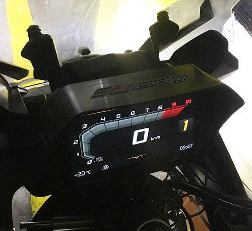 Dashboard cover with sunshade compatible with BMW R1250RS 2019-2023