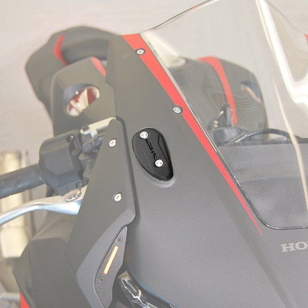 Mirror blanking plates compatible with Honda CBR1000RR 2008-2017