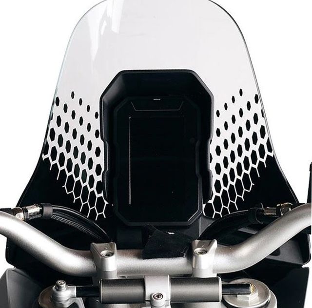 Dashboard cover with sunshade compatible with Ducati Desert X 2022-2024