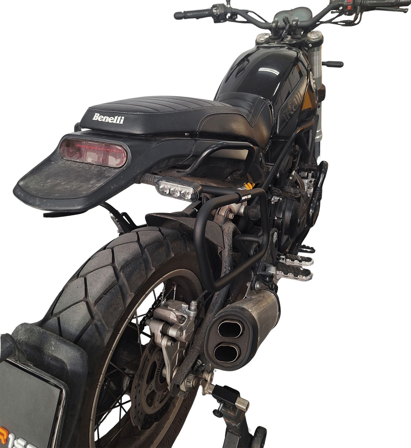 Soft bags side rack compatible with Benelli Leoncino 500 Trail 2017-2026