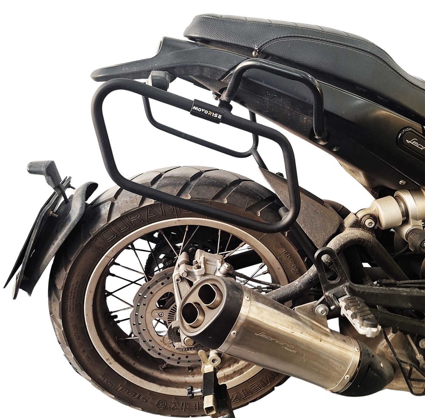 Soft bags side rack compatible with Benelli Leoncino 500 Trail 2017-2026