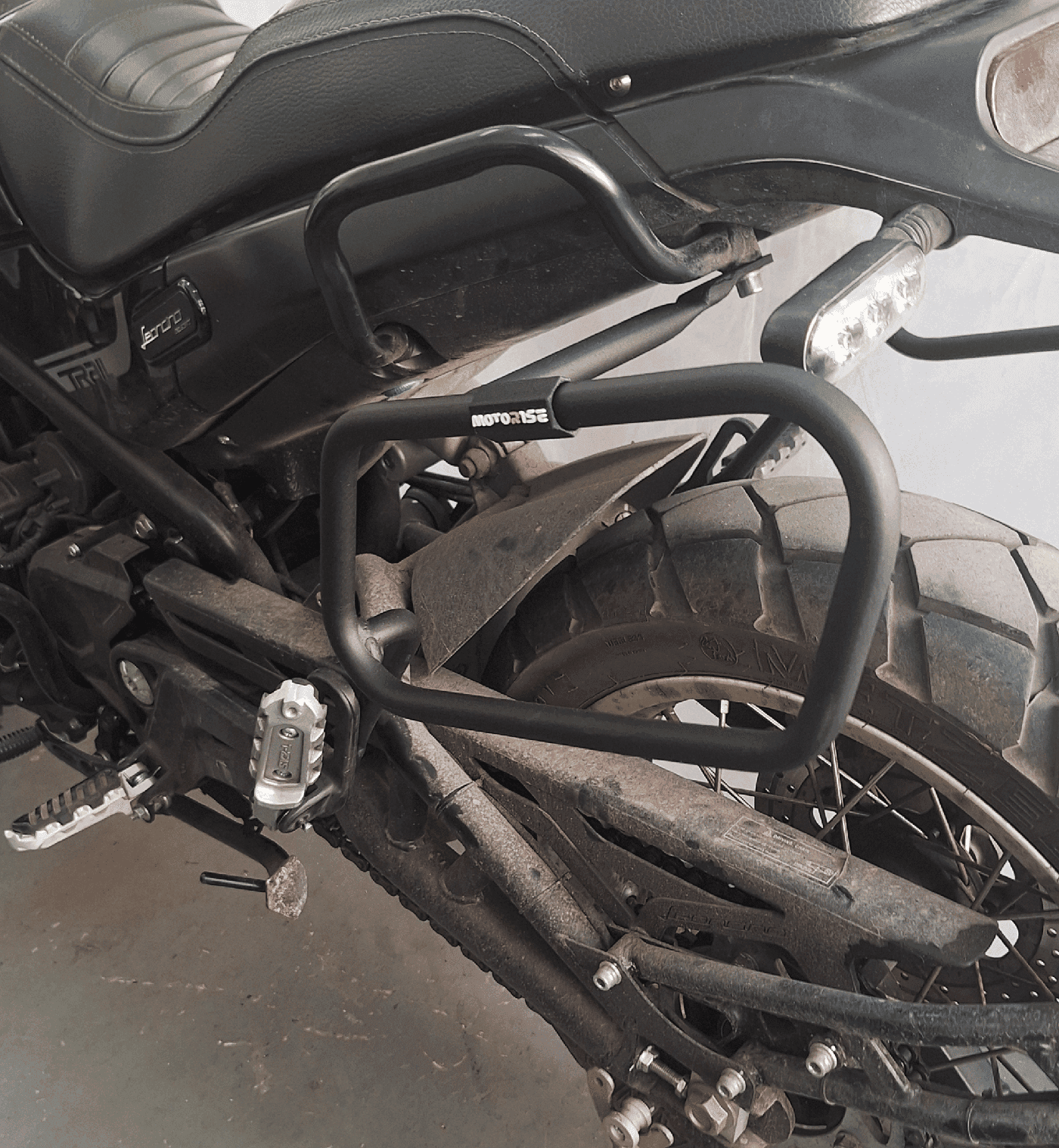 Soft bags side rack compatible with Benelli Leoncino 500 Trail 2017-2026