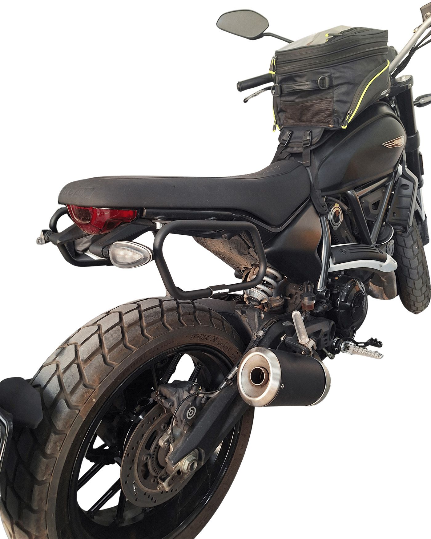Soft bags side rack compatible with Ducati Scrambler 800 2023-2026