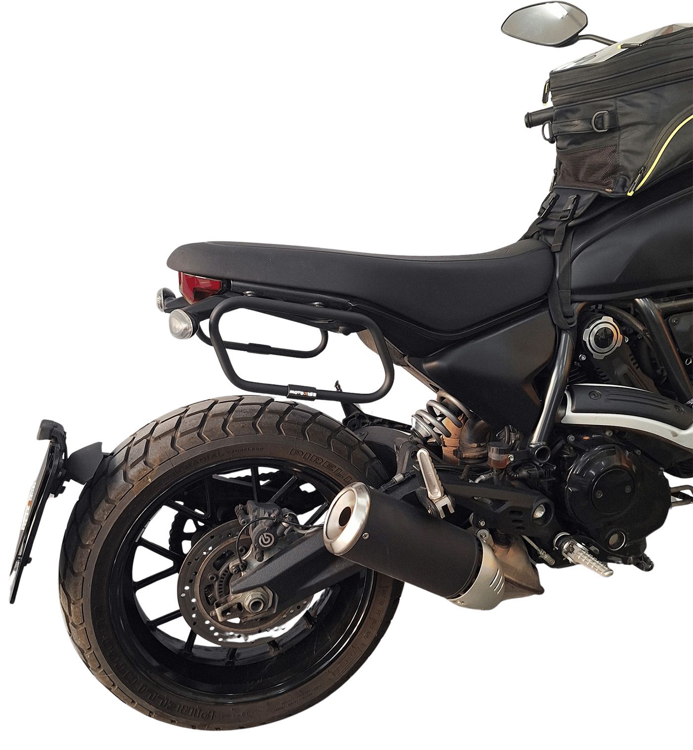 Soft bags side rack compatible with Ducati Scrambler 800 2023-2026