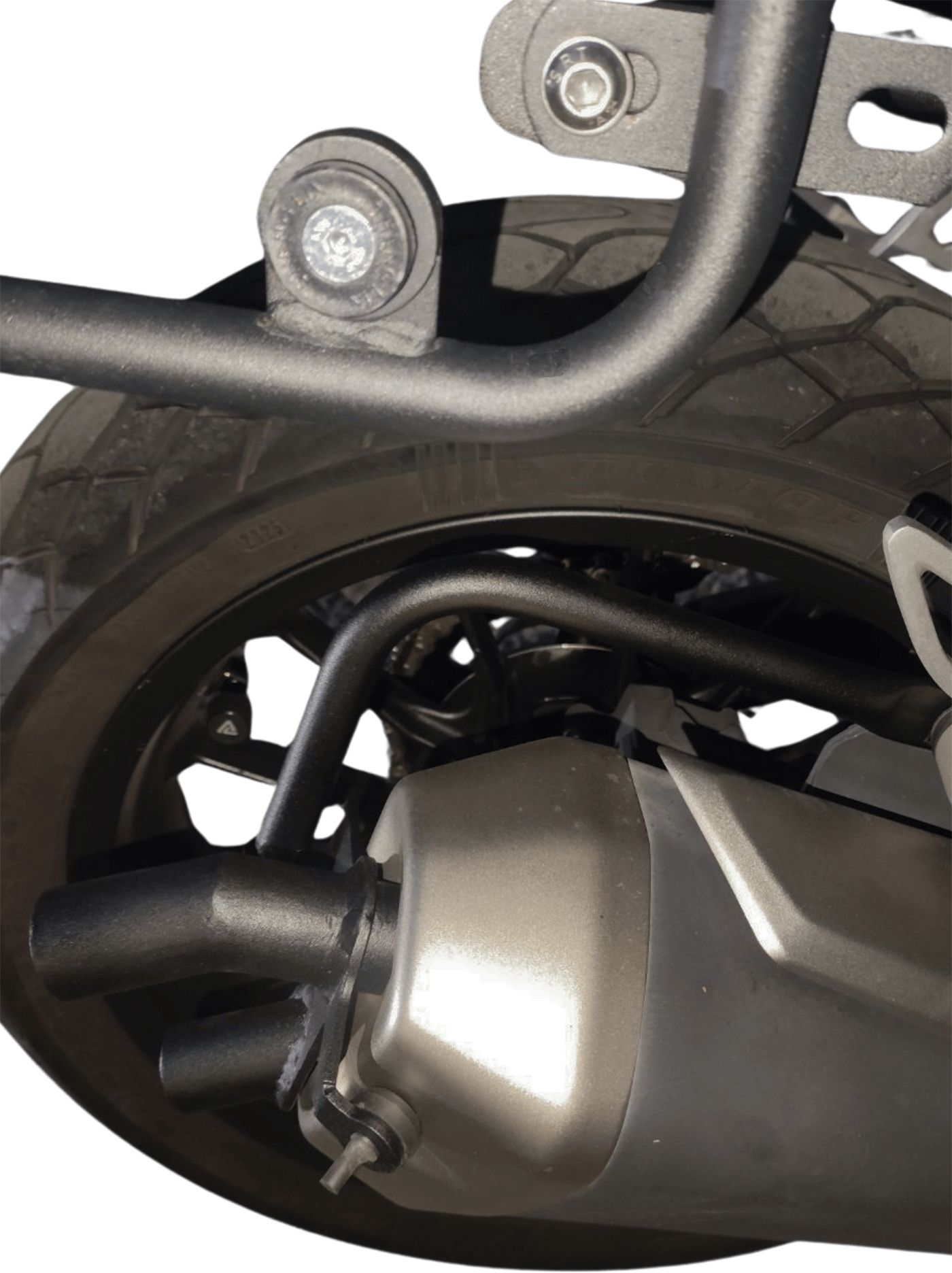 Exhaust deflector compatible with Honda NX500 / CB500X 2018-2026