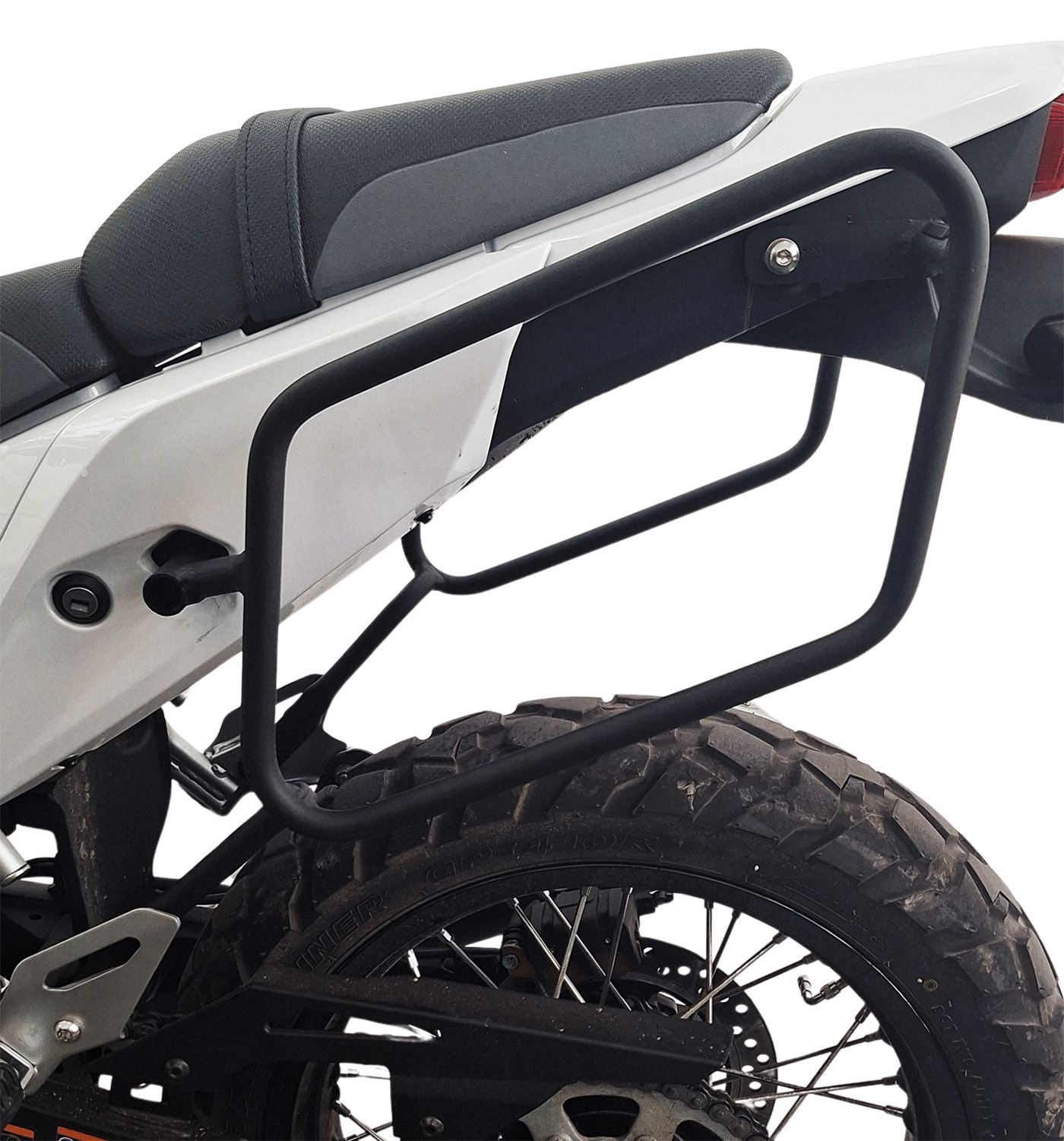 Soft bags side rack compatible with Kawasaki KLE 500 2026+