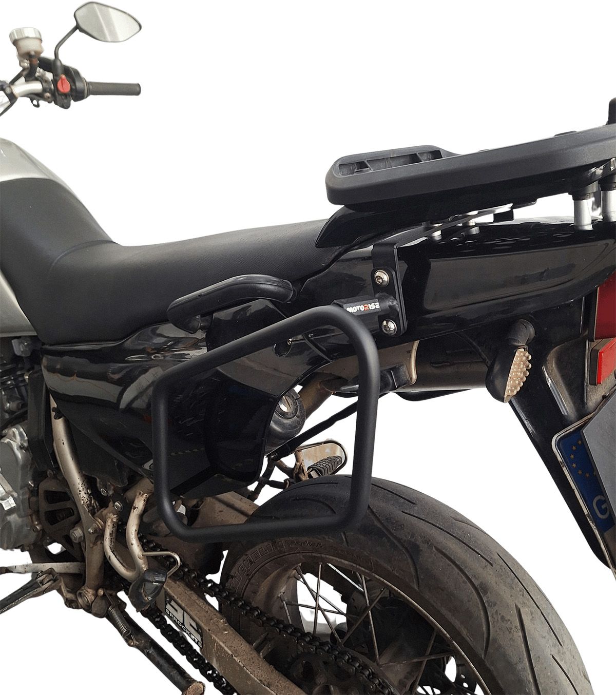 Soft bags side rack compatible with Kawasaki KLR 650 1987-2007