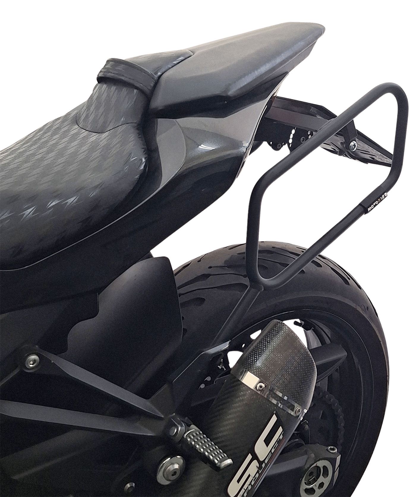 Soft bags side rack compatible with Kawasaki Z1000 2010-2013