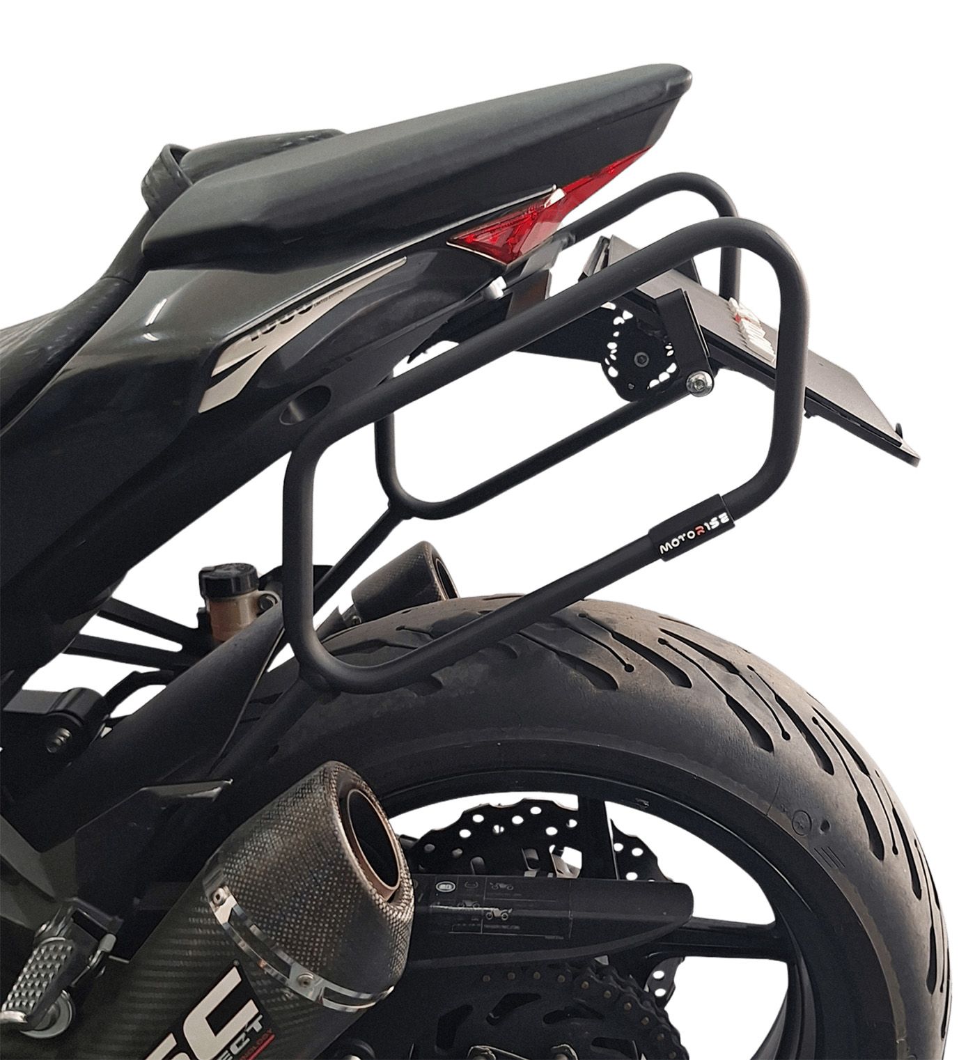 Soft bags side rack compatible with Kawasaki Z1000 2010-2013