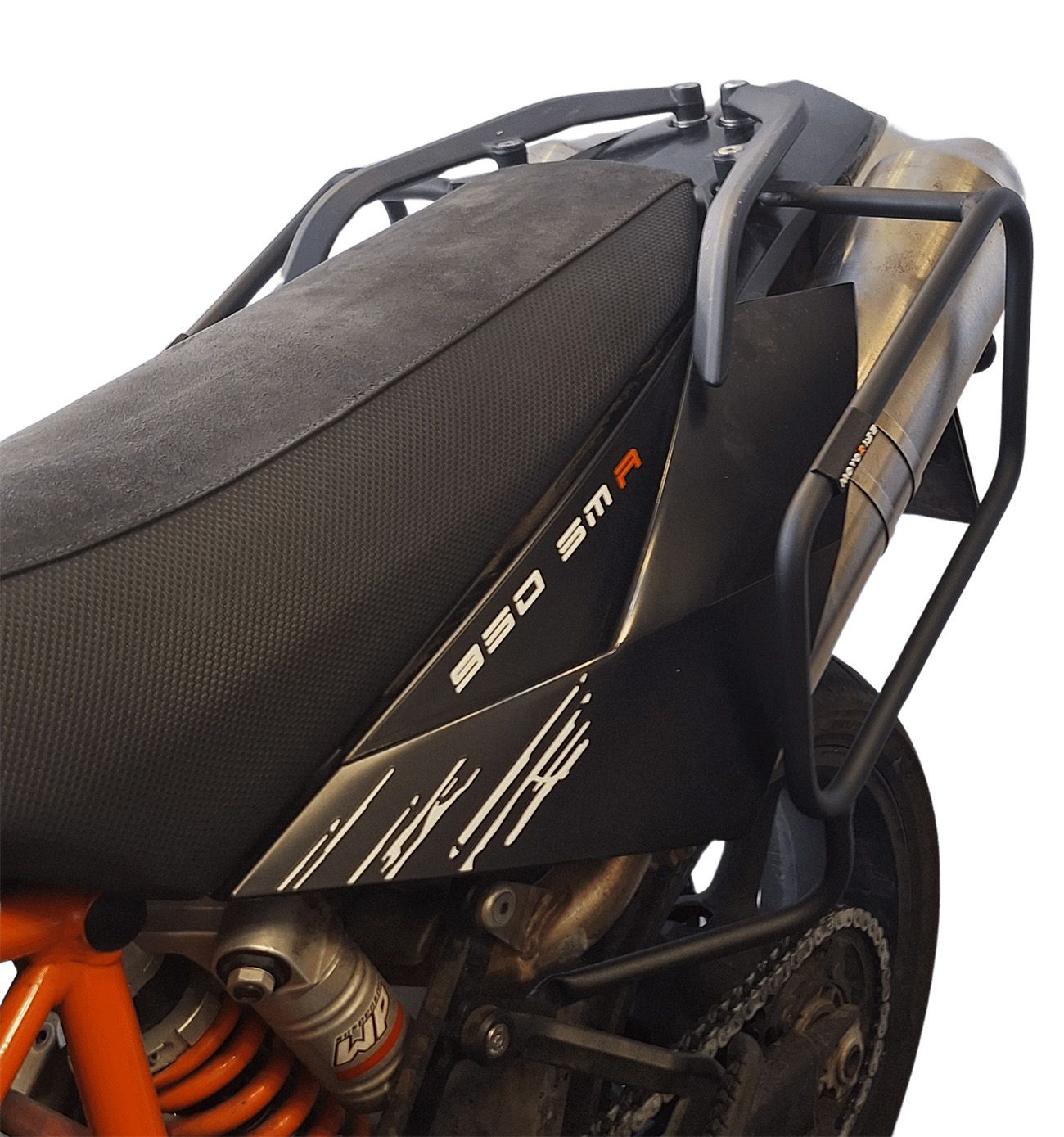 Soft bags side rack compatible with KTM 950 / 990 SM / SMR / Super Enduro 2003-2013