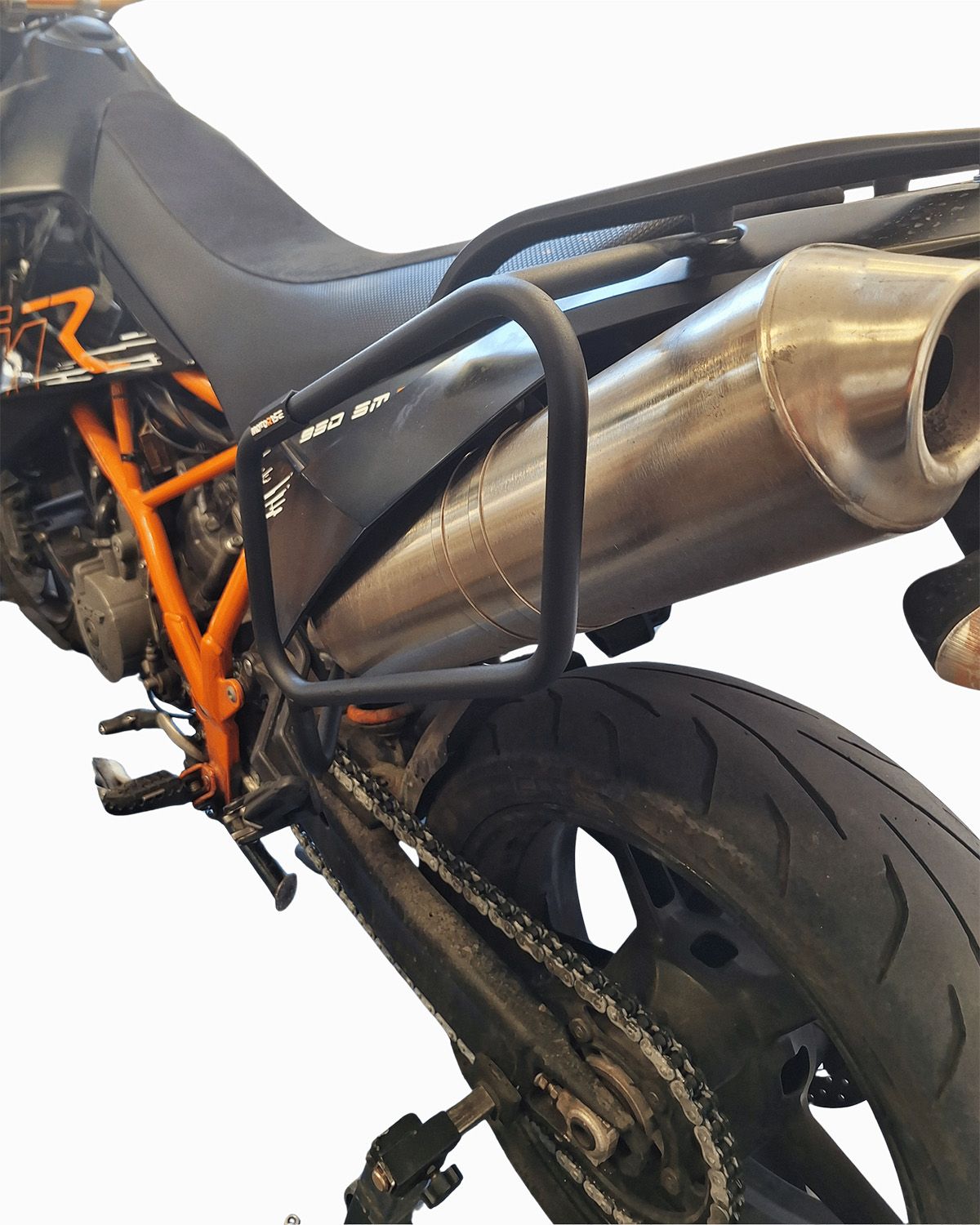 Soft bags side rack compatible with KTM 950 / 990 SM / SMR / Super Enduro 2003-2013