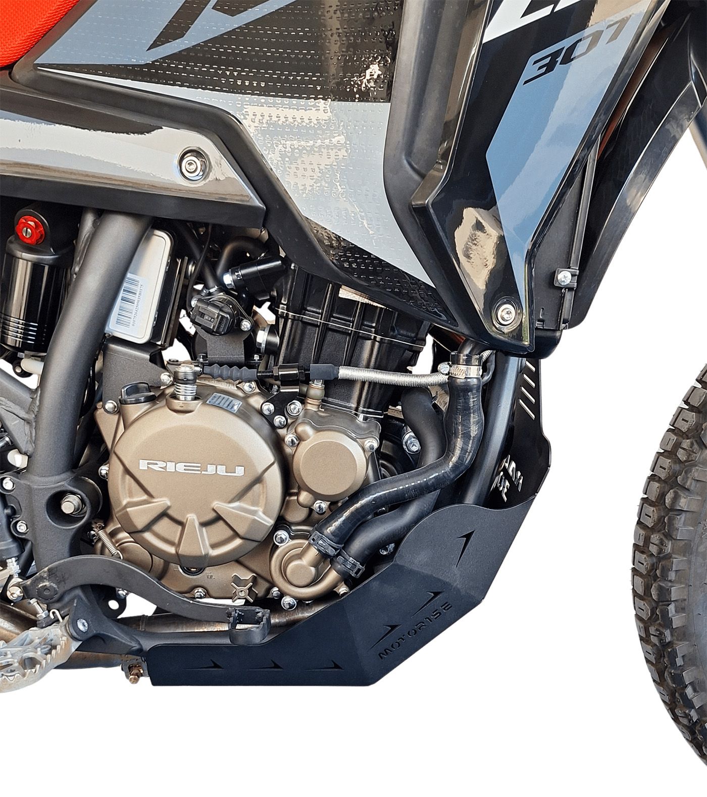 Skid plate compatible with Rieju Aventura Rally 307 2025-2026