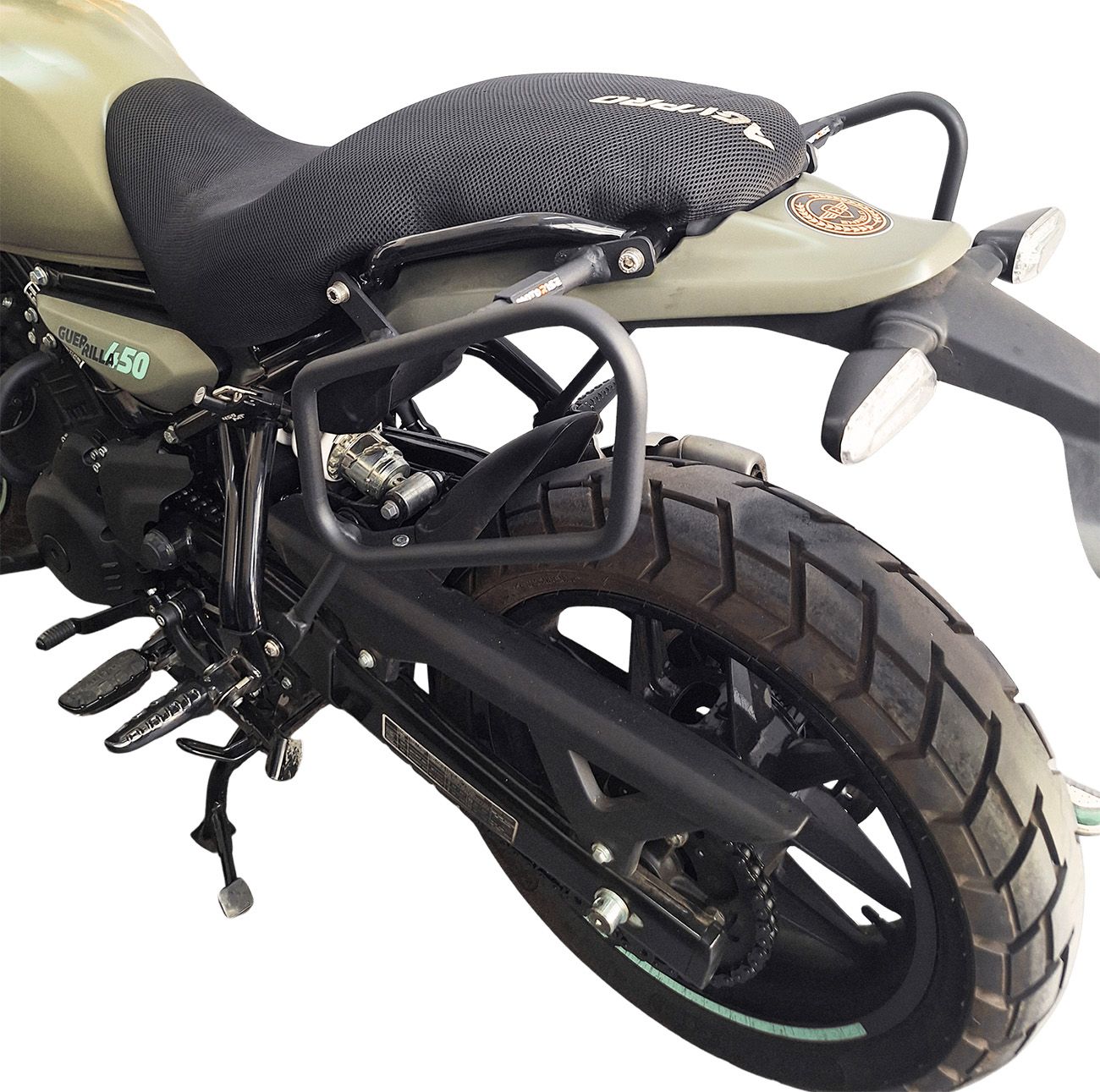 Soft bags side rack compatible with Royal Enfield Guerilla 450 2024-2026