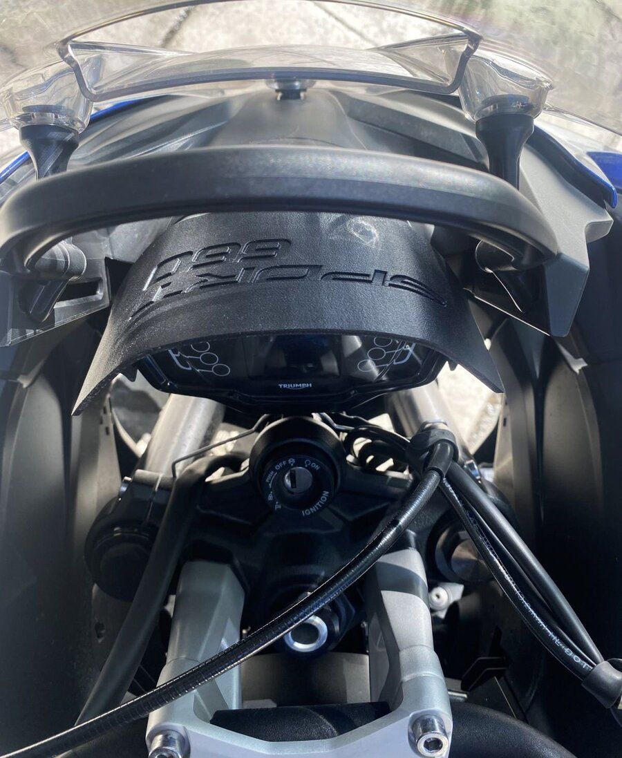 Dashboard cover with sunshade compatible with Triumph Tiger 660 Sport 2022-2025