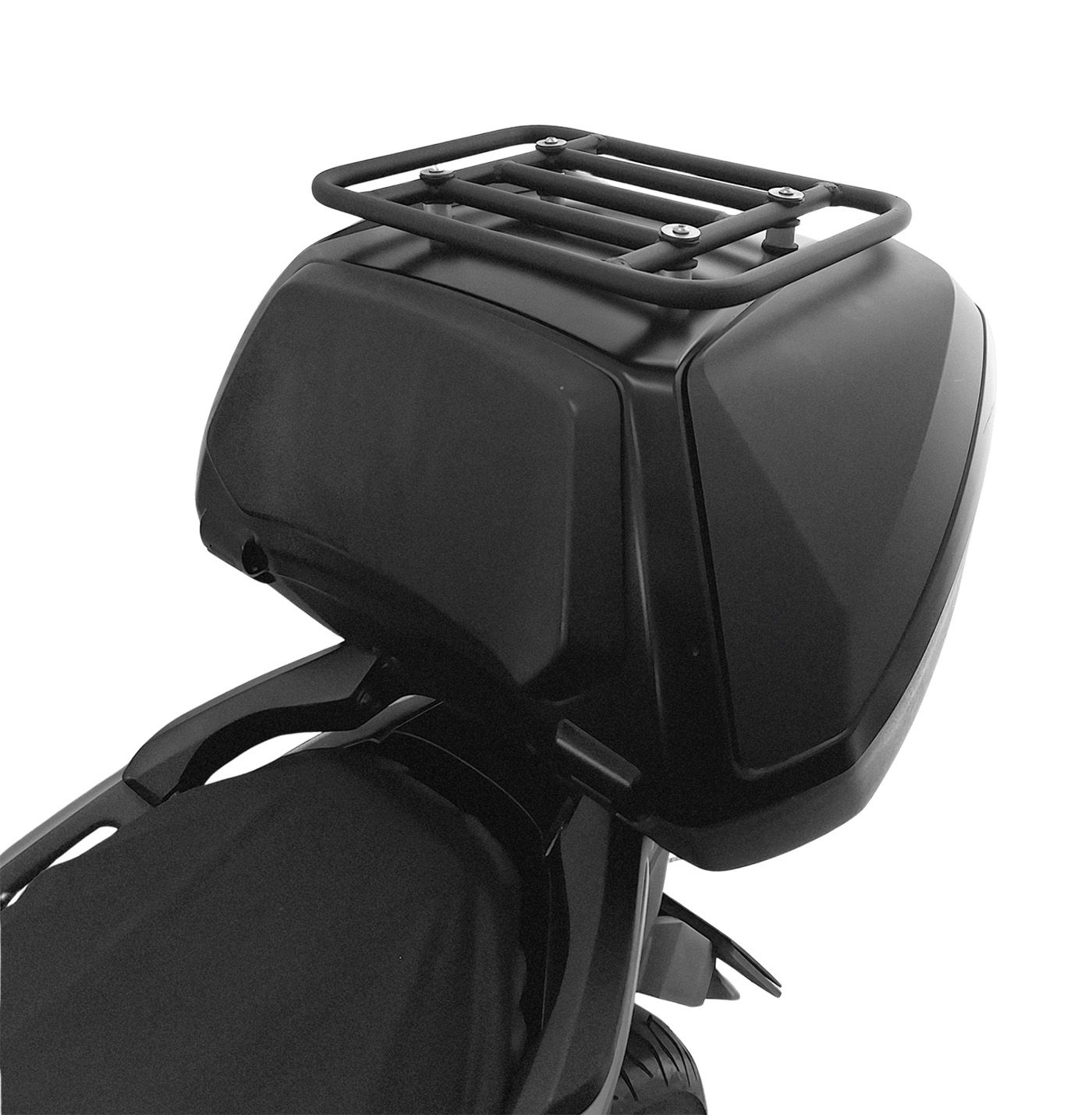 Universal top case rack