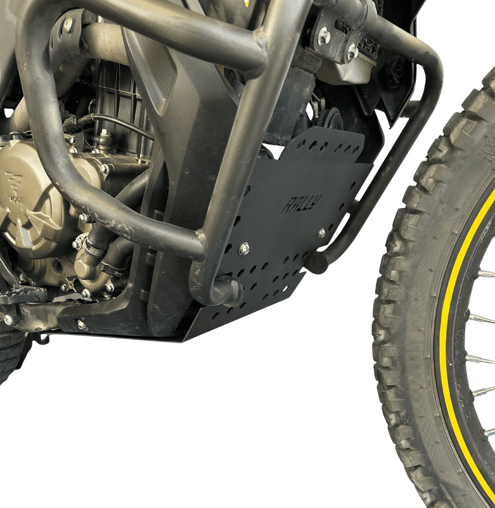 Skid plate compatible with Voge 300 Rally 2023-2026